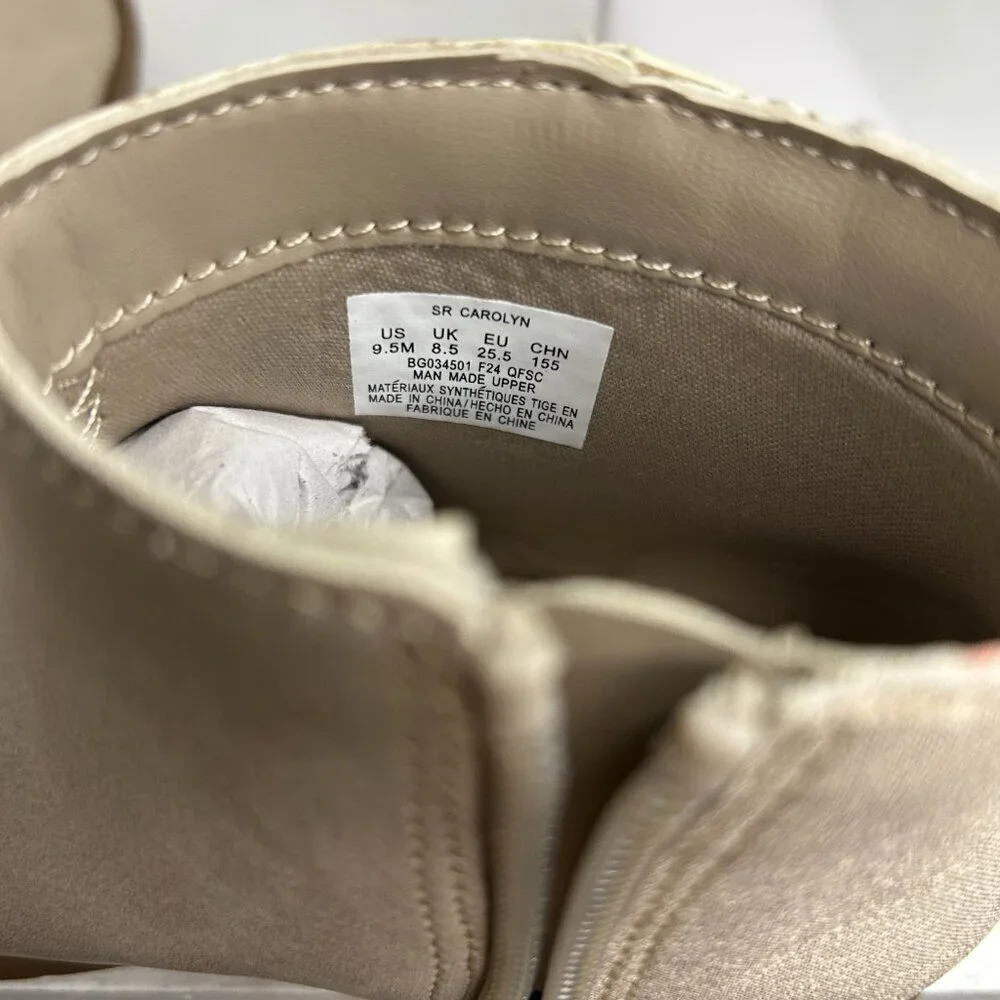 Stride Rite Taupe Carolyn Boot Size 9.5 Toddler